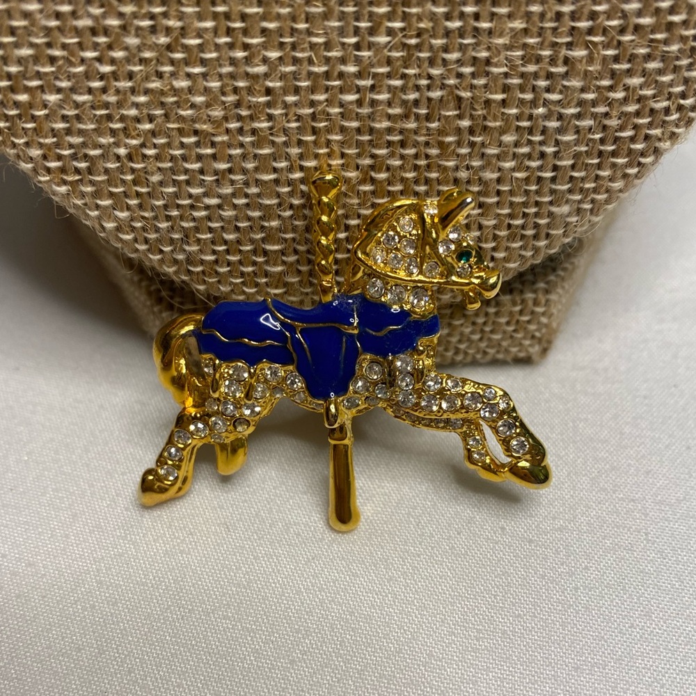 Vintage Carousel Horse Broach